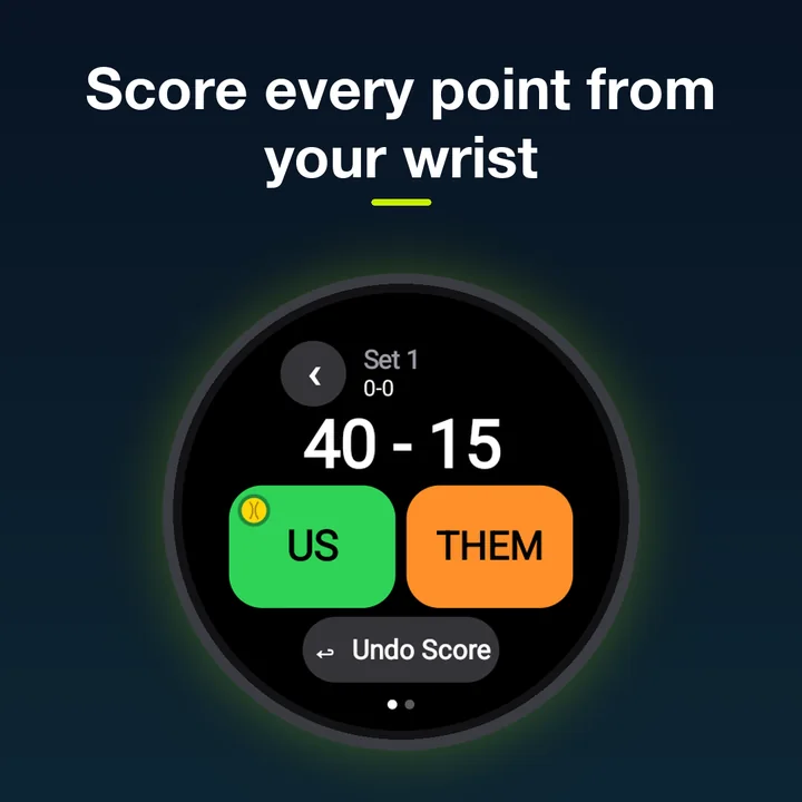 PadelSet on Wear OS – 1